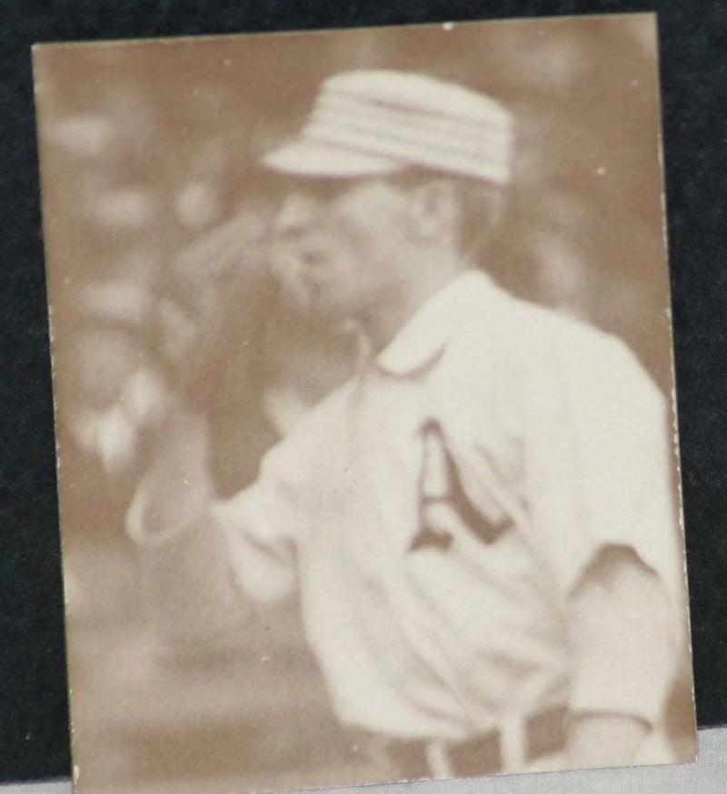 1910 Eddie Plank, Philadelphia Athletics, Orig Silver Gelatin Photo, 1.5  x 1.75 Model