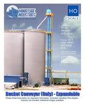 HO Scale Bucket Conveyor Kit Expandable for Grain Elevator Structures 1:87 Model
