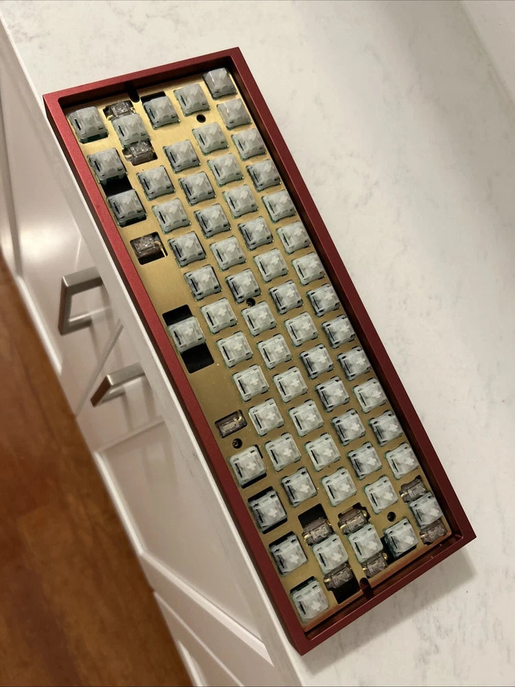 KDBfans Red Tofu60 Custom Keyboard Model