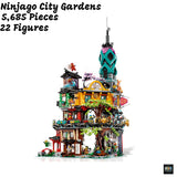NEW Ninjago City Gardens 5,685 Pieces Creative Architectural Model Gift Model