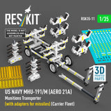 Reskit RSK35-0011 1:35 US NAVY MHU-191/M AERO 21A Munitions Transporter Model