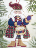 Drum Santa Bead Ornament Kit Mill Hill 2002 Musical Santas Model