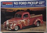 Vintage Monogram 40 FORD PICKUP STREET ROD 1/24 Scale Sealed Contents Model