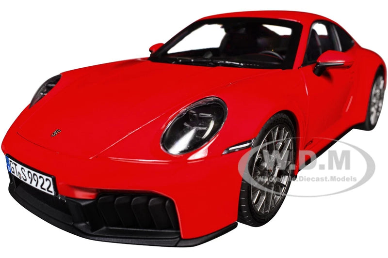2024 PORSCHE 911 CARRERA 4 GTS GUARDS RED 1/18 DIECAST MODEL CAR BY NOREV 187171 Model