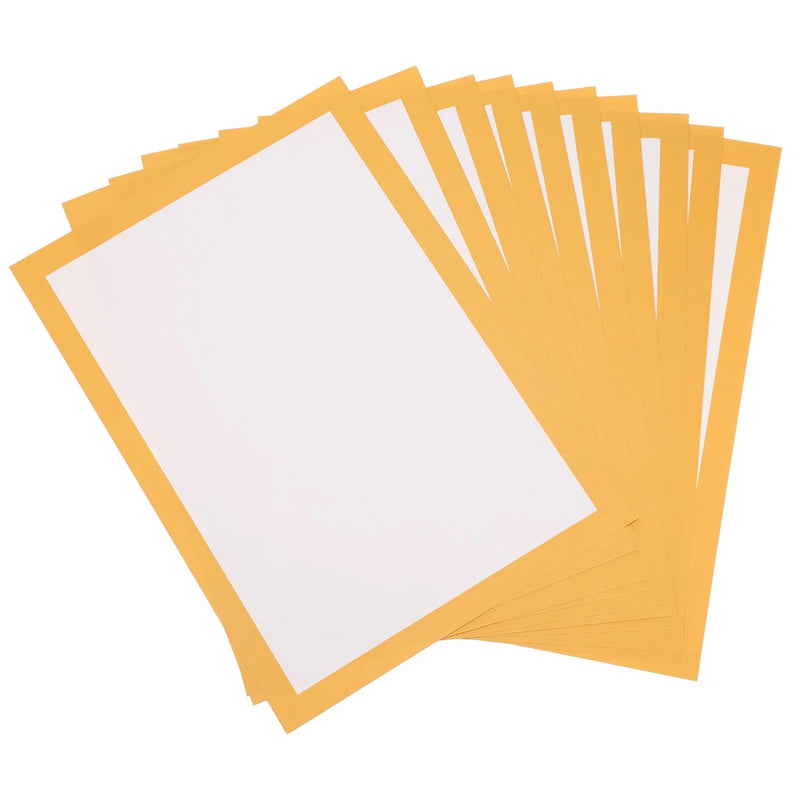 11.7x8.3 Inch Color Frame Poster Board, 4 Pcs Poster Board Paper, Orange Model