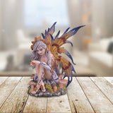 Autumn Fairy Statue 6"H ative Figurine Ornament Home Decor Unique Gift Model