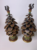 Katherine¡¯s Collection Squirrel Top Finials Display Christmas Figures 15" Set 2 Modell