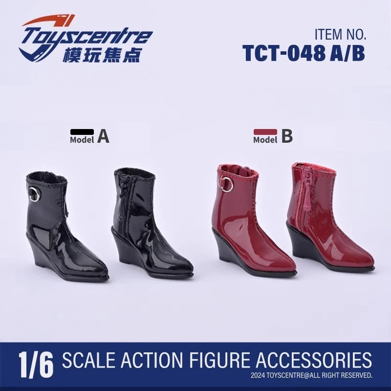 1/6 Female Pointed Toe Thick Bottom High Heels Model For 12" Action Figures Body Model