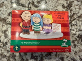 DEPT 56 PEANUTS 3 PART HARMONY CHARLIE BROWN LINUS SALLY FIGURE 4032416 NIB Model