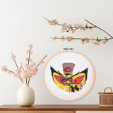 Hazbin Hotel Sir Pencisous Cross stitch craft kit DMC thread Hoop included Model
