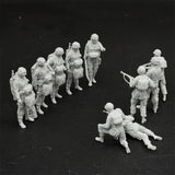 1/48 WW2 AMERICAN PARATROOPERS RESIN FIGURE MODEL KIT Unassembled Unpainted NEW Model