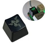 For Razer Logo Backlit Mechanical Keyboard ABS ESC Keycap Cross Shaft R4 Key Cap Model