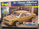 REVELL #85-2378 - Chevy Citation 1981 - KIT 1:24 Scale - NEW, FACTORY SEALED!!! Model