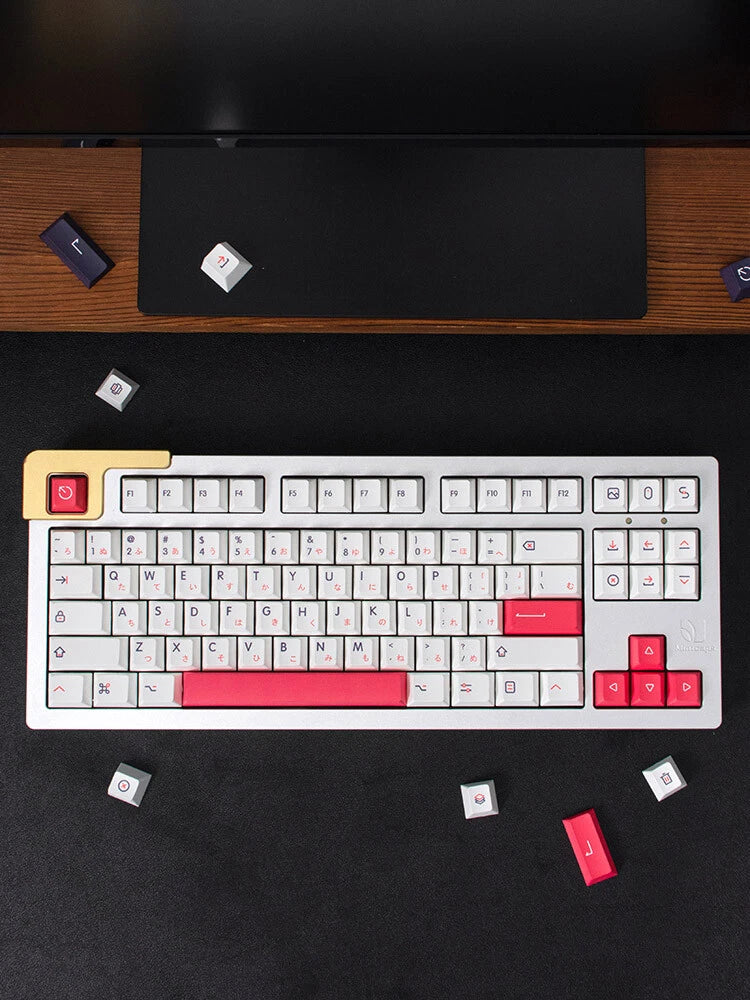GMK Copy Zinfandel Pink White Keycap Cherry Profile PBT 148pcs/set Model
