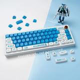 Anime EVA00 NEON GENESIS PROTOTYPE MA PBT Keycaps set for MX Mechanical Keyboard Model