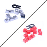 Red Silver 11 Keycaps for Logitech G910 G810 G413 G310 K840 G613 Romer-G Mech Model