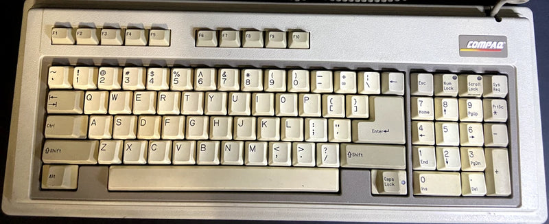Compaq Portable 2 II Keycaps and Keyboard Parts Model