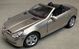 Maisto Mercedes-Benz SLK 1:18 Diecast Model Car Silver Convertible Model