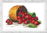 New Magic Needle Cross Stitch Kit Strawberry basket 55-08 Model