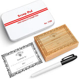 3 Pcs Fabric Stamps for Clothes Permanent Kit, Clothing Name Stamps with Fabric Model
