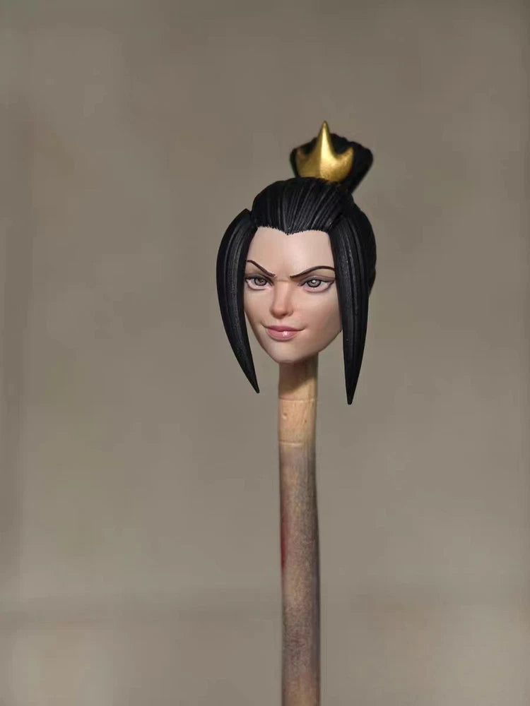 1/6 1/12 1/18 Japanese Azula Girl Head Sculpt Carved Model Toys Model