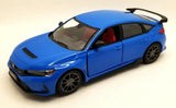 Kinsmart - 1:36 Scale Model 2024 Honda Civic Type R Blue (BBKT5472DB) Model
