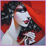 Bead embroidery kit In the style of RED-4 hand embroidery needlework kit Model