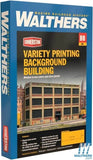 NEW Walthers Variety Printing Printed Building Kit HO Scale Train FREE US SHIP Model