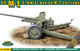 US M-1 57mm AT gun on M-2 carriage Plastic model 1/72 ACE 72562 Model