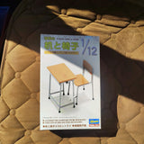 HASEGAWA 1:12 SCHOOL DESK & CHAIR of 3 sets Model