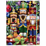 Christmas Nutcracker Soldier Diamond Paintings 5D Embroidery Landscape Art DIY Model