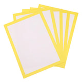 11.7x8.3 Inch Color Frame Poster Board, 2 Pcs Poster Board Paper, Yellow Model