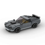 MOC Car Ford Mustang 1969 Building Block Model Kit Toy Gift 297 Pcs Model