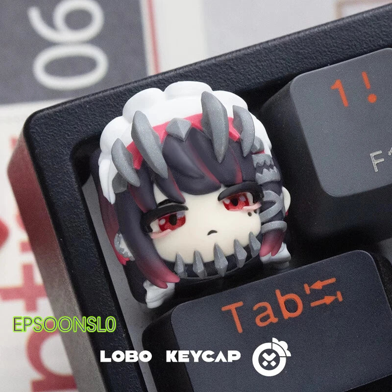 Game Zenless Zone Zero Resin Key Cap Ellen Nicole Keycap For Mechanical Keyboard Model