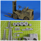 1/35 Resin Forklift Vehicle GK Model Kit Unassembled Unpainted Diorama Prop Model
