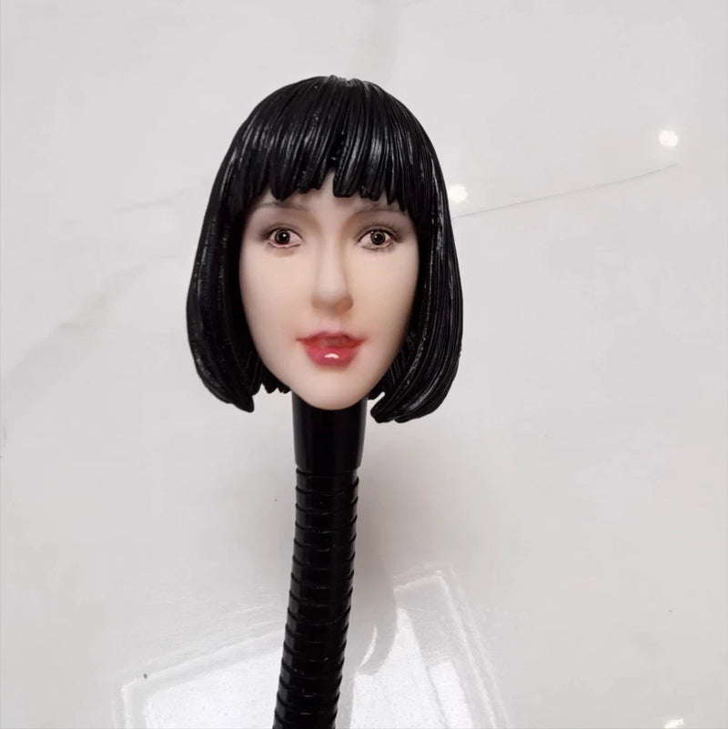 1/6 Custom Lady Woman Head Sculpt Model Fit 12'' Pale TBL/Worldbox Figure Model