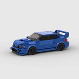 MOC Car Subaru Impreza WRX STI Building Block Model Kit Toy Gift 306 Pcs Model