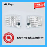 Sofle 66 Wireless Split Mechanical Keyboard 2.4G Hot Swap VIAL Ergonomic Model