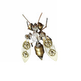 3D Metal Puzzle Bumblebee Model Kit DIY Mechanical Insect Brass for Adults Model
