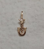 New 14k Yellow Gold Screw You Charm Pendant Charms