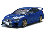 SUBARU WRX STI EJ20 FINAL ED. RHD BLUE 1/18 DIECAST MODEL CAR BY SUN STAR 5558 Model