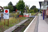 PHOTO  STOP BOARD AND LEVEL CROSSING AT COOKHAM RAILWAY STATION Model