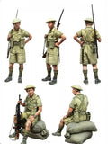 1/35 Resin Figure Model Kit British Infantry North Africa Unassembled Unpainted Model