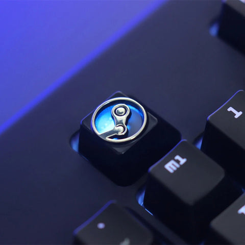 Zinc-Aluminum Keycaps Button Fit for Steam Platform Game Mechanical Keyboard Model
