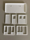 Pikestuff 1203 HO scale Assorted Doors with Windows | 6 pack | $5 Offer Model