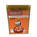 Peanuts Snoopy Woodstock Halloween 17¡± Door Greeter LED Light NEW Sealed Box Model
