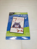 Bucilla My 1st Stitch Counted Cross Stitch Kit Owl Love You Forever NIP Model