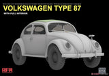 RYEFIELD Rye Field Model RM-5113 1/35 Type 87 with Full Interior Car Model Kit Model