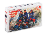 Scale 1/35 Plastic model kit Figure French Line Infantry 1870-1871 ICM 35061 Model