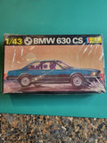 Heller 1/43 Scale Plastic Model Car Kit Vintage BMW 630 CS No. 166 sealed parts Model